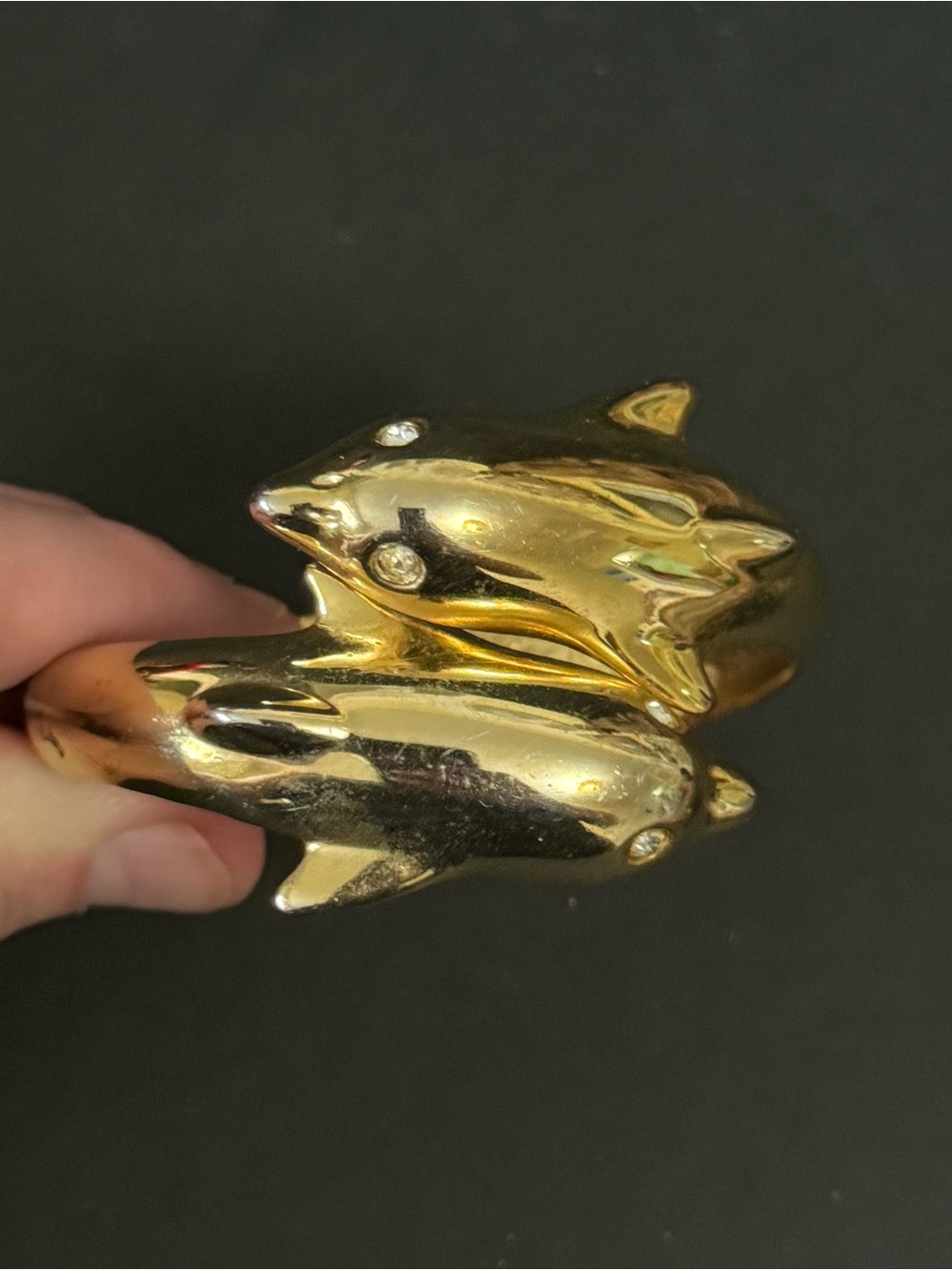 Gold Dolphin Wrap Bracelet - Picture 6 of 9